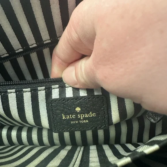 Kate Spade Pebbled Leather black Crossbody Bag - Picture 12 of 12